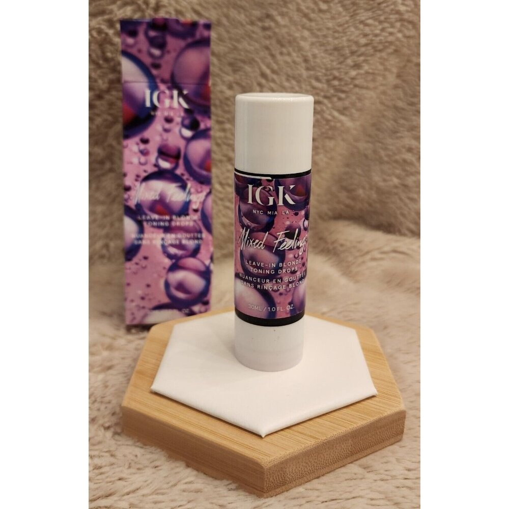 Mixed Feelings Leave-In Blonde Drops by IGK for Unisex - 1 oz Treatment
